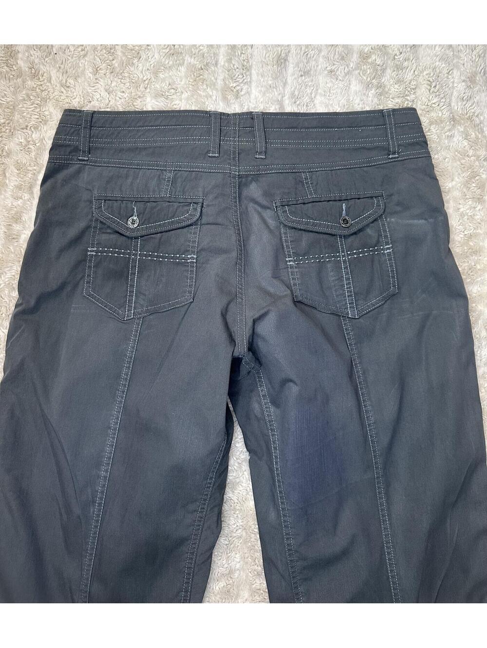 Kuhl Born In The Mountains grey hiking capri pants Size 12 Short gorpcore - Picture 9 of 11